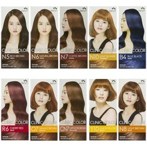 꽃을든남자 크리닉 칼라 염색약 소망화장품 염모제 12종 택1, O7오렌지브라운