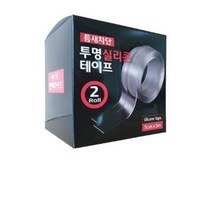 엠엔피라이프 틈새차단 투명 실리콘테이프 5cm x 5m, 4개입