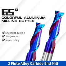 밀링커터 파이프컷팅기 Augusttools카바이드 엔드밀 HRC65 2 플루트 텅스텐 스틸 키시트 밀링 커터 스테인레스 Cnc 공구용 금속 라우터 비트, 12x12Dx100L-2F, 5Pcs, 1개