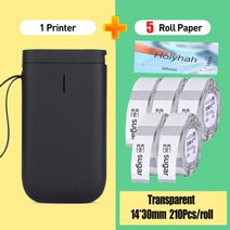 바코드 프린터 생성기 기계 휴대용 열 pocket mini 무선 바 bluetooth, d11 5 투명 l, 협력사