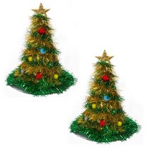 크리스마스 트리 모자 산타 세트, 2개 세트