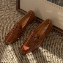 캐쥬얼 댄디 스타일 로퍼 가을 여성 슈즈 단화
