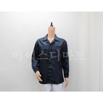 [오늘출발 / 제전사파리] Y카라 네이비 방진복 크린룸 정전기방지 무진복 제전복 반도체복 크린룸복 이에스디마트, XL, 1개