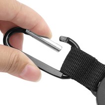 도난방지택제거 캠핑 로프 텔레스코픽 도난 방지 키 체인 60cm 전술 야외 열쇠 고리 리턴 개폐식