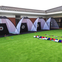 간편 설치 텐트형 골프 스윙네트 연습망 전용 가방 포함, 그린, 1개