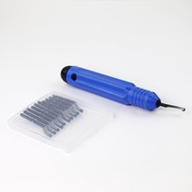 3d프린터 출력물 디버링 버제거 모따기 회전날 챔퍼기 트리밍 블레이드 셋트 날10개