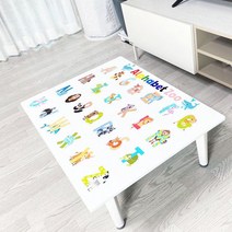로아공방 알파벳 접이식 액자 테이블, L+손잡이걸이, 사각 4단계 길이조절 블랙