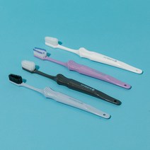 치아수명 2배연장 치과의사가만든 닥터치카 펜그립 어금니칫솔 미세모 잇몸 치아 치석 제거 교정 교정용 치과용 부드러운 칫솔, 펜그립 칫솔 4개 세트