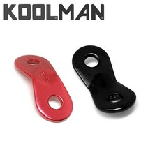 KOOLMAN(쿨맨) 땅콩스토퍼 6mm 레드 10개, 땅콩스토퍼 블랙10개