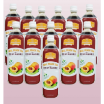 로쏘 복숭아홍차음료 베이스 1Lx12개, 1000ml