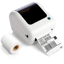 4x6 무선 블루투스 휴대폰 라벨 메이커 고속 프린터 PC 전화 USB 맥 바코드, 01 Printer with 1 roll, 영국 플러그