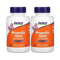 나우푸드 프로폴리스 300mg 식물성 캡슐 100정 2병세트, 1개, 기본