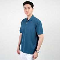 파파브로 남성 여름 기능성 쿨링 카라 반팔 티셔츠 LM-KAH-NINE-청록