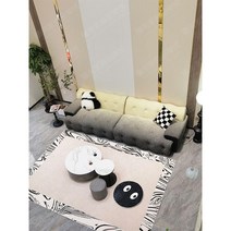3인 4인 쇼파 소파베드 아쿠아텍스 렌탈 룸 거실 휴게실 사장실, 3D그라데이션