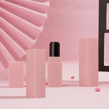 립스틱 케이스 DIY 화장품 립밤 용기 스틱형 고체향수 공병, 블랙, 1개