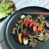 더심플러 비건 양념 콩고기 콩불고기 / 현미 대체육 콩불 구이 고기 250g 1kg / 베지테리언 콩단백 채식 식단 / 도시락 반찬 / 간편식 비건 음식 푸드 / 냉동 조리 식품, (양념X) 콩불고기