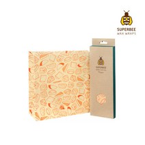 SuperBee 슈퍼비 밀랍 백 미디움(치즈)(24x7.5x25cm), 단품