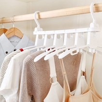 BNRY 옷정리 쉬운 간편깔금 매직 6단 옷걸이옷걸이 바지걸이 정리 자취생 필수품, 본상품