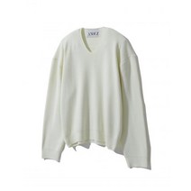 ANOUZ 엠보 브이넥 니트 Ivory YE