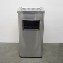대주기획60.5cm 대형사각스텐드재떨이 겸휴지통 실버
