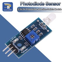 센서 3.3V-5V 3 핀 포토 다이오드 모듈 LM393 Arduino Raspberry Pi 감광성 감지 스위치 용 광