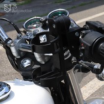 JS automotive 로얄엔필드 히말라얀 바이크 오토바이 클래식 스쿠터 네이키드 마운트 음료수 커피 컵홀더 케이지 악세사리 파츠, 1개