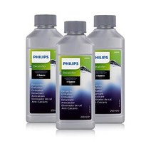 에스프레소 커피 머신용 Saeco 석회질 제거제 250ml 3개들이, 1