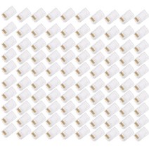 100pcs RJ45 이더넷 케이블 모듈 플러그 네트워크 커넥터 RJ-45 크리스탈 헤드
