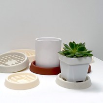 마이플랜트 과습방지 화분받침, 브라운