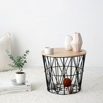 마켓비 TEMBO 400 수납 티테이블 KS1028TB/2, 블랙