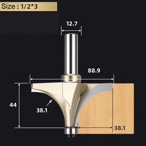 레이저커팅기 밴드쏘 드라이월커터 초경 코너 라운드 나무에 대 한 베어링과 라우터 비트 텅스텐 카바 이드, 31 Y00332