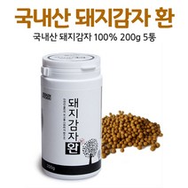 국내산 돼지감자환 뚱단지 뚱딴지 국산, 5통, 200g