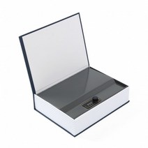 [COPACE]안전보관 비밀금고 다이얼식 철제 책금고(26.5x20cm) (네이비), 상세페이지 참조