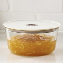 네오플램 피카 글라스 반찬통 밀폐용기 전자레인지용기 (280ml~2700ml), 원형 1550ml