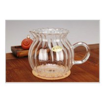 다도 고급찻집 차사발 다도구 유리 숙우 380ml 뚜껑없는티팟 탕수식힘 차우림 탕관, 상세페이지참조
