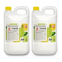 메디세이프 [메디세이프] 대용량 주방세제 청귤향 4L 2개, 1