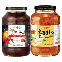 꽃샘 액상차 꿀대추차 1kg+꿀생강차S 1kg