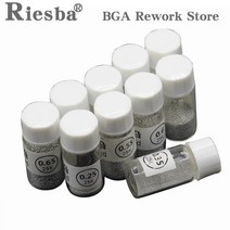 솔더 페이스트 크림 1pcs 0.250.76MM Sn63 Pb37 25k 납 볼 병 BGA 리볼링 도구 용, 1pcs 0.65mm 25K, 09 1pcs 0.65mm 25K, 1개