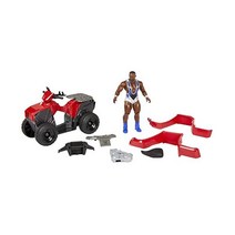 WWE 액션 피규어 차량 Wrekkin Slam N Spin ATV 탈부착 차량 와 수집가를 6인치 BGSL