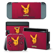 고주파실링기 포켓몬 시리즈 닌텐도 NS 스위치 스티커 피카츄 Gengar snolax Pokeball 전신 핸들 기 보호 필름, [36] 36