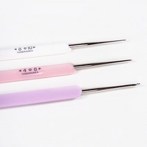 양쪽 레이스 코바늘/하마나카/바늘세트/프랜즈얀, 0 ~ 2호