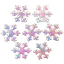 (주)아트인 홀로그램 눈꽃 천 스팽글(50개)