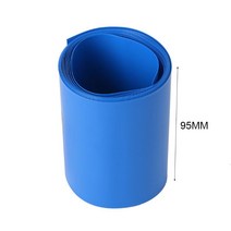 14500 18650 26650 리튬 배터리 용 PVC 수축 튜브 필름 테이프 슬리브, 95mm