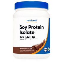 뉴트리코스트 Soy Protein 소이 프로테인 분말 파우더 1LBS 454g 초코맛, 1개