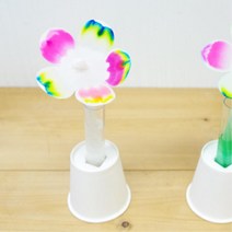 대용량 모세관현상 크로마토그래피 꽃 낱개 30개 체험용 학습교구 놀이 DIY