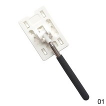 자동차 통행료 카드 스틱 조정 가능 홀더 터치 고 TnG 플라스틱 20-65 Cm 인테리어 트럭 부품 1 피스, [02] White   Black