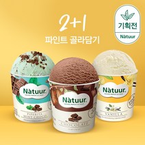 나뚜루 아이스크림 파인트 2+1 골라담기, 체리 블라썸_딸기