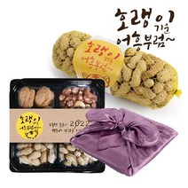 정월대보름 견과류 부럼 선물세트 볶음 땅콩 캐슈넛 호두 피스타치오, 부럼4종세트 1개+피땅콩 400g