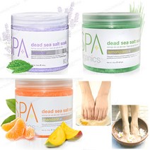 BCL 풋스파 슈가스크럽 딥 씨 쏠트 맛사지크림 마스크팩 각질제거 16oz 473ml, 3.쏠트/레몬그라스-그린티