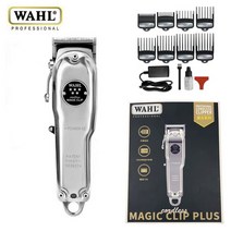 이발기 바리깡 WAHL 8591 매직 클립 헤어 클리퍼 전문 남성 수염 고급 미사 5 시리즈, 04 8509  silver_03 영국 플러그